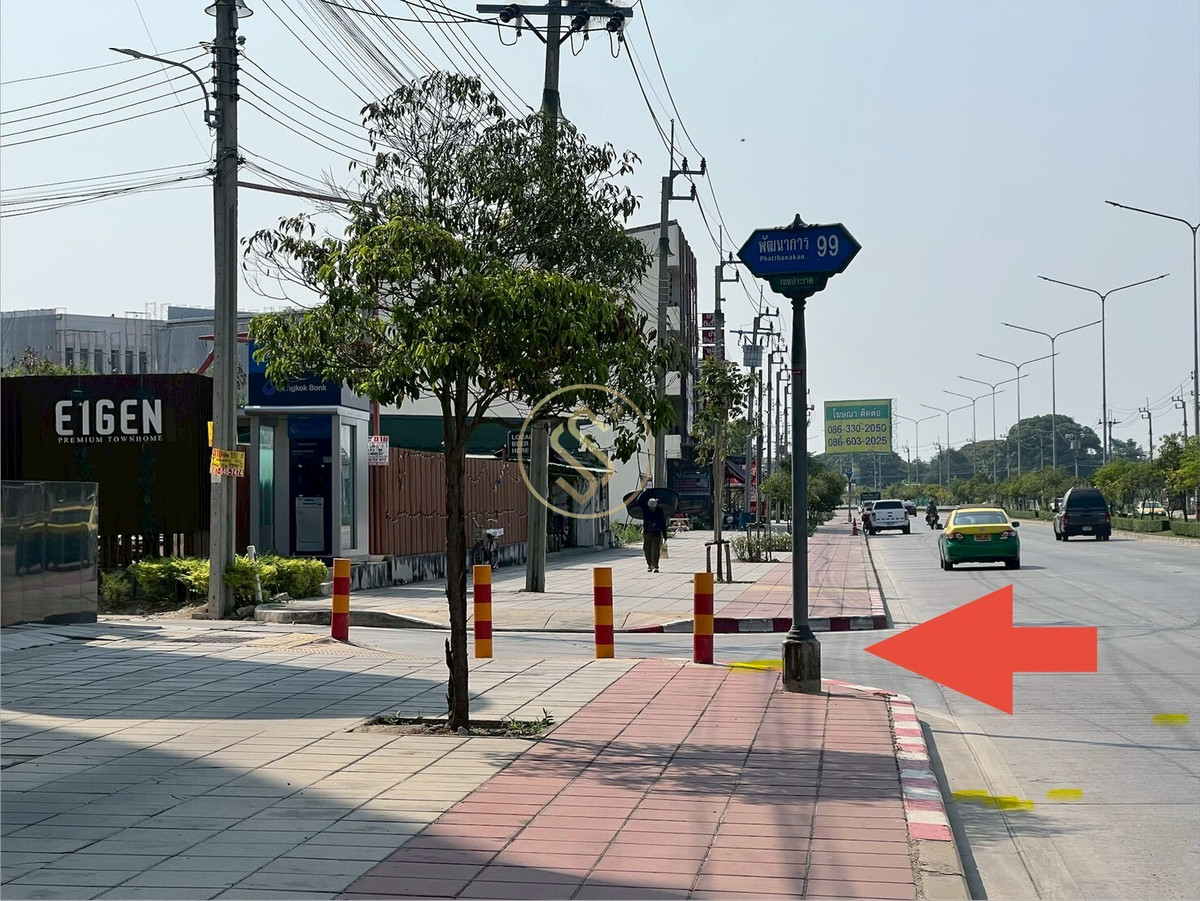 ขายที่ดินพัฒนาการ ศรีนครินทร์ : ขายด่วน! ที่ดินถมแล้วแปลงสวย ซอยพัฒนาการ 99 แขวงประเวศ หรือ อ่อนนุช 70/1 แยก2-8  ขนาด 380 ตารางวา เข้าซอยเพียง 500 เมตร 60,000 บาท/ตรว