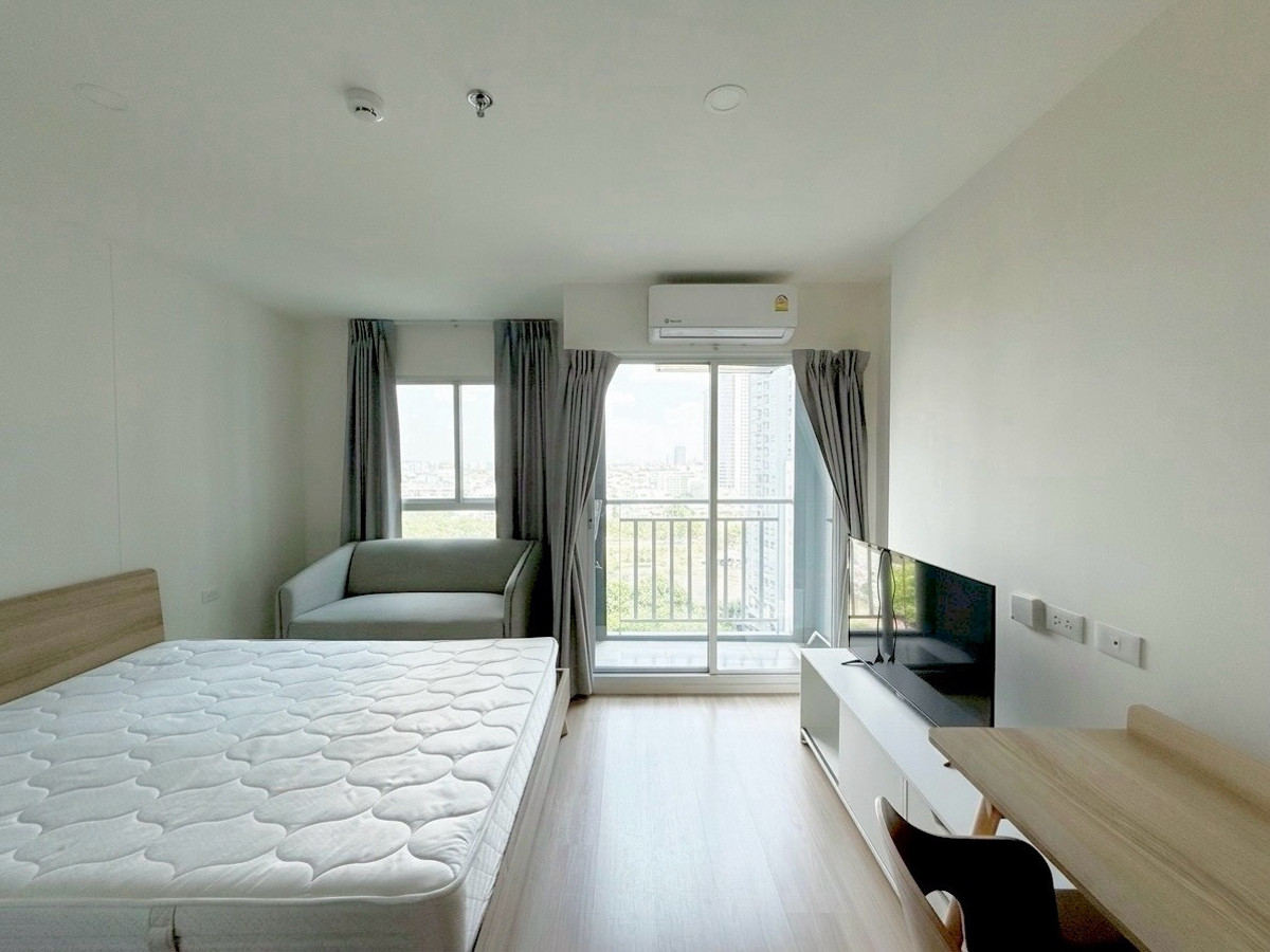 For SaleCondoChaengwatana, Muangthong : 💢High floor room, beautiful view💢Fully furnished + electrical appliances💢