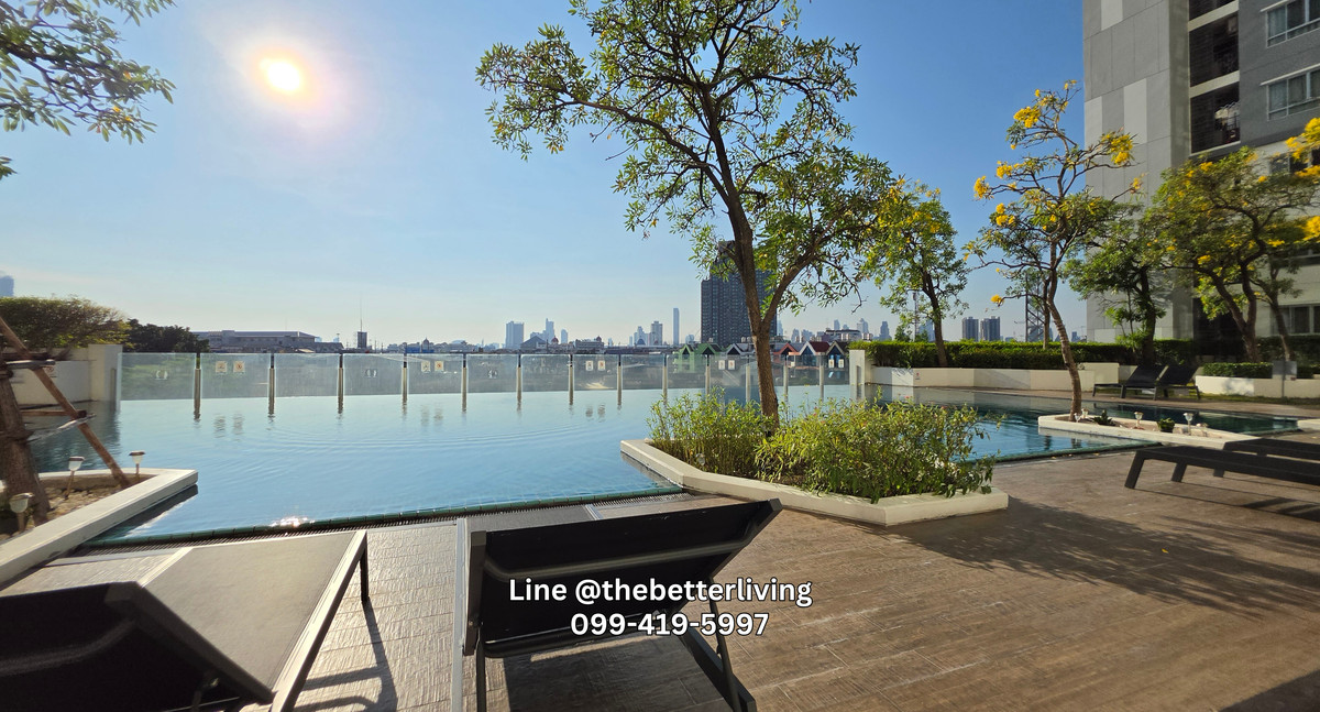 For RentCondoRama3 (Riverside),Satupadit : Condo For Rent The Trust Rama3 Corner room 1 Br Furnished Renovated