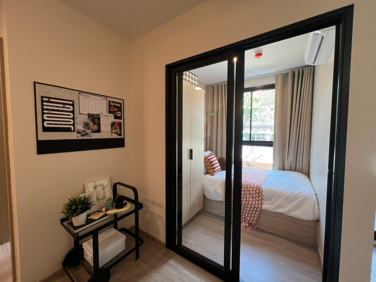 For RentCondoChaengwatana, Muangthong : New condo, new room, ready to move in, Vay Chinnakhet (Way Chinnakhet), fully furnished, near Dhurakij Pundit University (DPU).