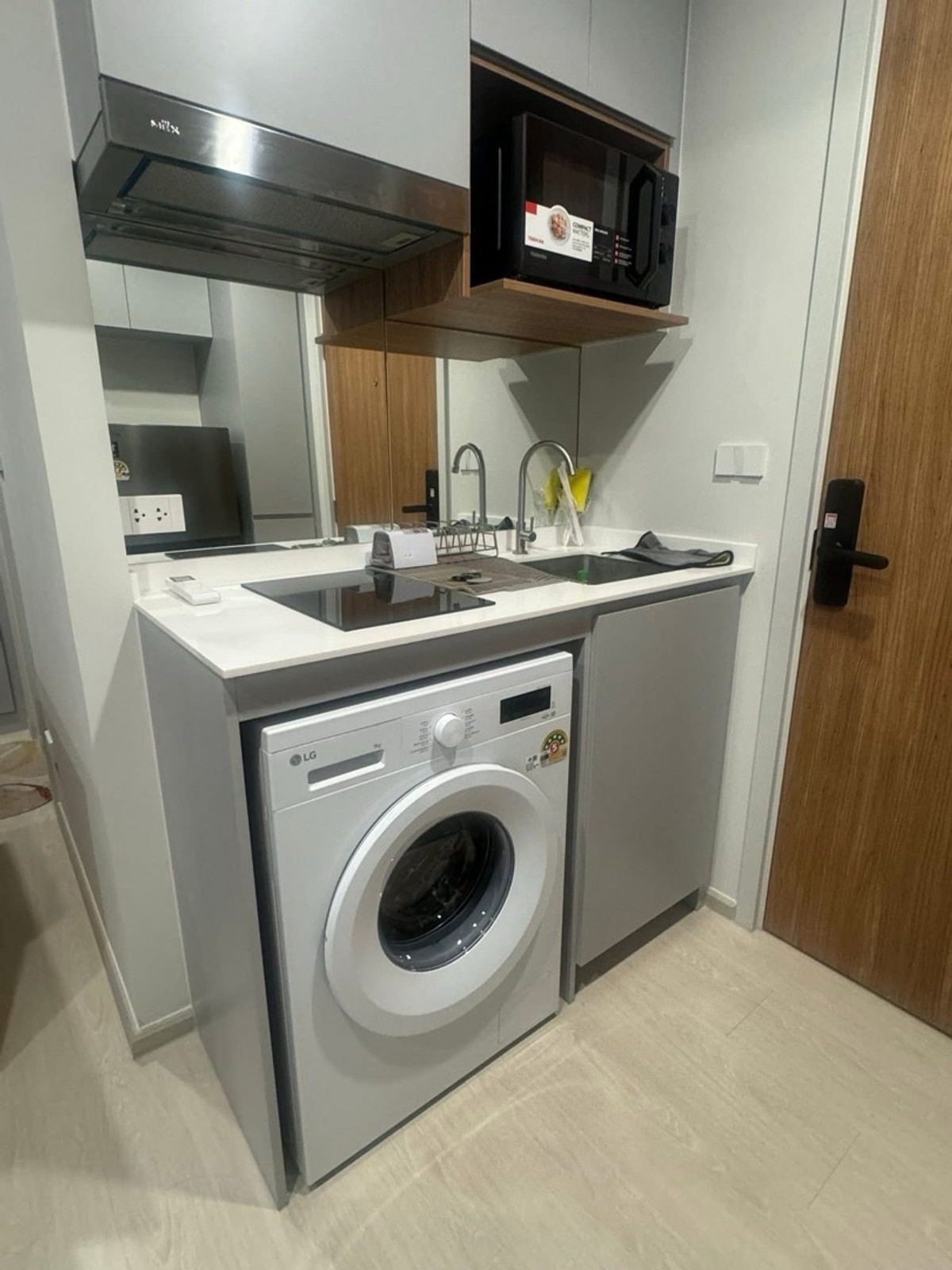 For RentCondoRathburana, Suksawat : Nue Riverest Rat Burana 23 sq m., fully furnished, 10000 baht.