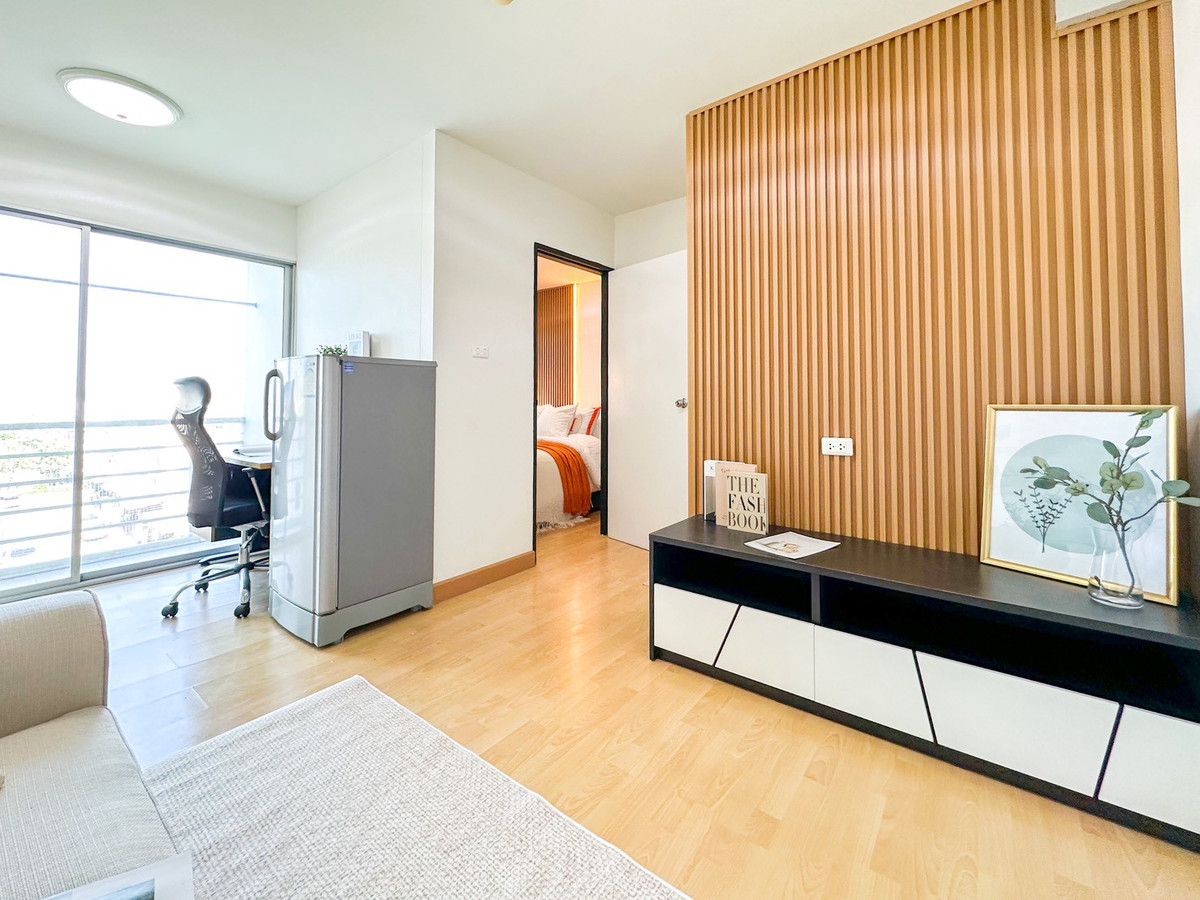 For SaleCondoRama 2, Bang Khun Thian : ✨ Newly decorated, very beautiful! 📢 Smart Condo Rama 2 for sale (Smart Condo Rama 2), Building A, frontmost location 🍃 open view 🧳 just carry your bags and move in!