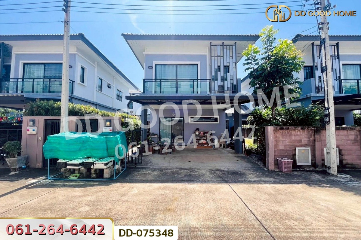 ขายปทุมธานี รังสิต ธรรมศาสตร์ : บ้านแฝด เดอะ แพลนท์ วงแหวน-ลำลูกกา คลอง 5 ปทุมธานี ใกล้ตลาดมั่งมีทรัพย์ มาร์เก็ต DD-075348