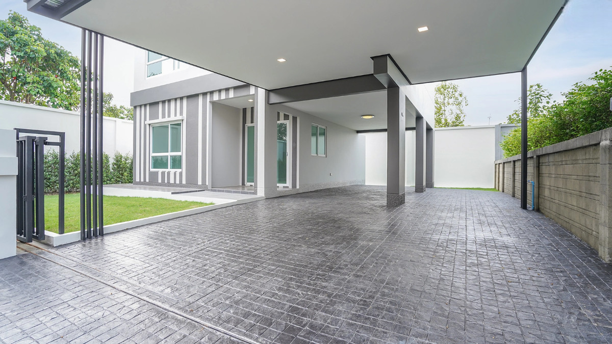 For SaleHouseRama5, Ratchapruek, Bangkruai : Large 3-storey detached house, newly renovated, Casa Premium project. Ratchaphruek-Rama 5