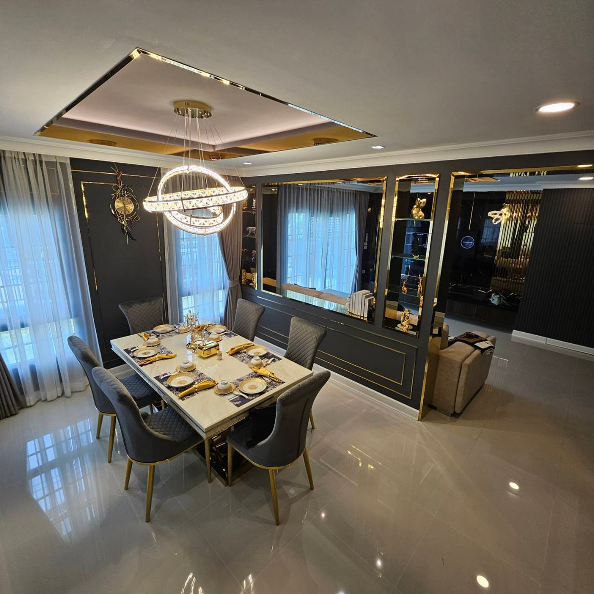 ให้เช่าบ้านบางนา แบริ่ง ลาซาล : ให้เช่าบ้านหรู Fully Furnished  โครงการ Centro Bangna-Srinakarin ใกล้ Mega Bangna (SA-01)