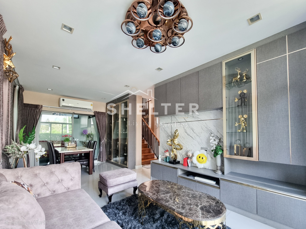 For SaleHouseSeri Thai, Ramkhamhaeng Nida : 2-story detached house, Seri Thai - Ramindra area, near Fashion Island.