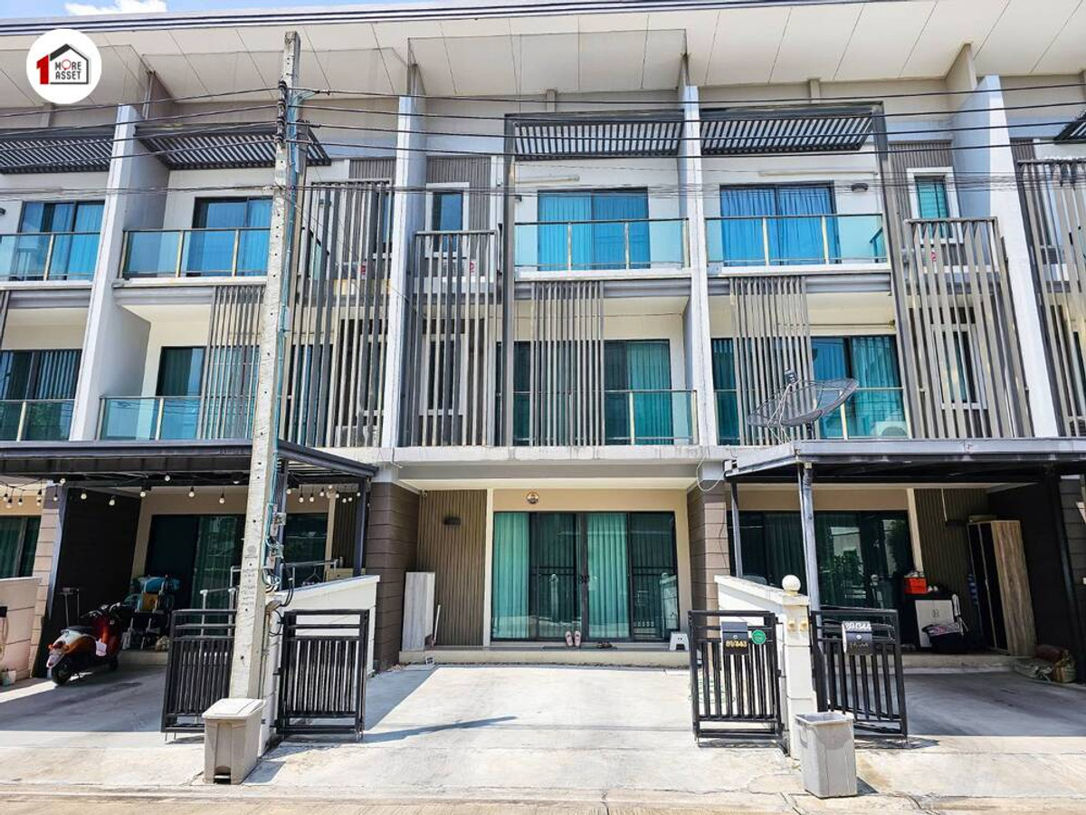 ขายทาวน์โฮมนนทบุรี บางใหญ่ บางบัวทอง : ขาย ทาวน์โฮม 3 ชั้น ทาวน์ อเวนิว เมิร์จ รัตนาธิเบศร์ ตำแหน่งดีใกล้คลับเฮาส์ คุ้มที่สุดในโครงการ ใกล้ MRT เพียง 700 ม.