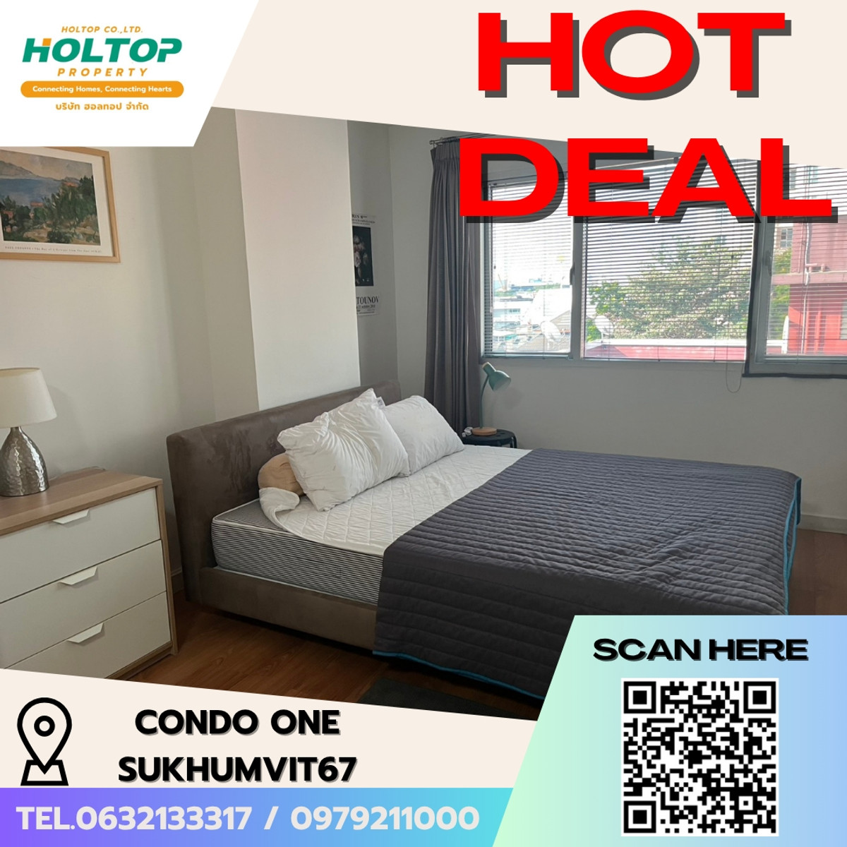 For RentCondoOnnut, Udomsuk : #E372🎉060469 Condo for Rent: Condo One Sukhumvit 67