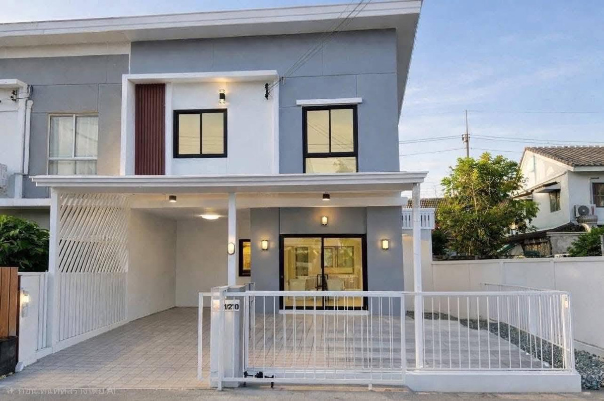 ขายทาวน์โฮมปทุมธานี รังสิต ธรรมศาสตร์ : ขายทาวน์เฮาส์พฤกษา 64/2 คลองสาม หลังมุม 24 ตร.ว. แต่งใหม่พร้อมอยู่ ฟรีโอน