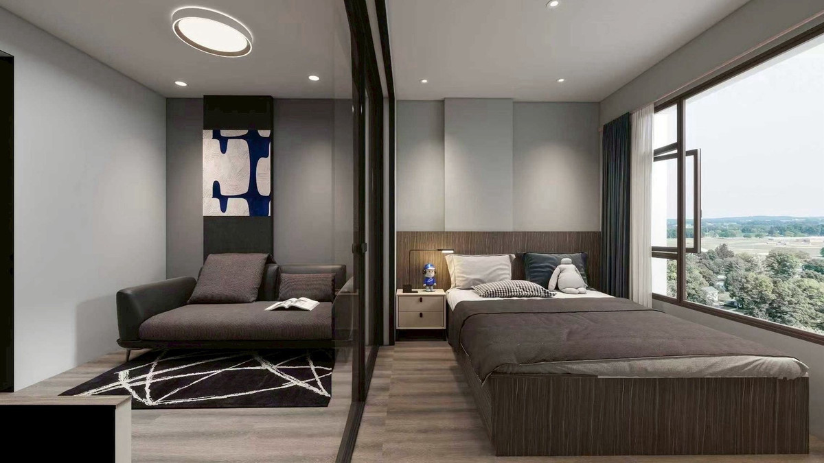 For SaleCondoVipawadee, Don Mueang, Lak Si : Installments are cheaper than renting 💢 New Serise room ‼️ Installments starting at 4,9xx/month, near Don Mueang Airport, price 1.49 million baht.