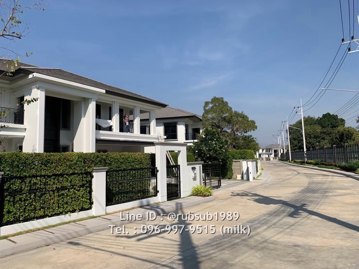 ให้เช่าบ้านปทุมธานี รังสิต ธรรมศาสตร์ : Salila🚩🏡 Setthasiri Pathum Thani 2 | ให้เช่า บ้านหรู วิวสนามกอล์ฟ ใกล้ SISB เดินทางง่าย