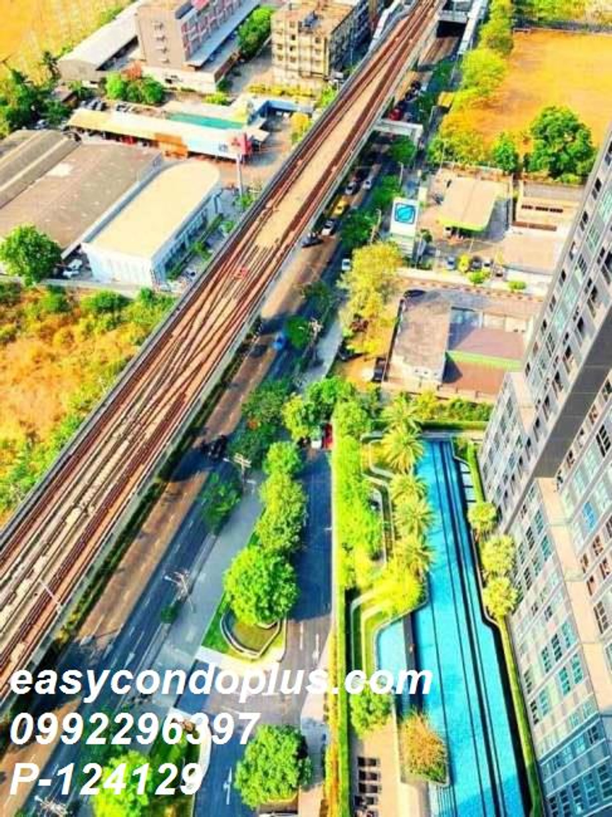 For RentCondoBangna, Bearing, Lasalle : P-124129 Stunning Ideo Mobi Sukhumvit Eastgate 1-Bed Condo near BTS Bang Na, City View, Great Price!   | Line Id: @easycondoplus | 099-229-6397