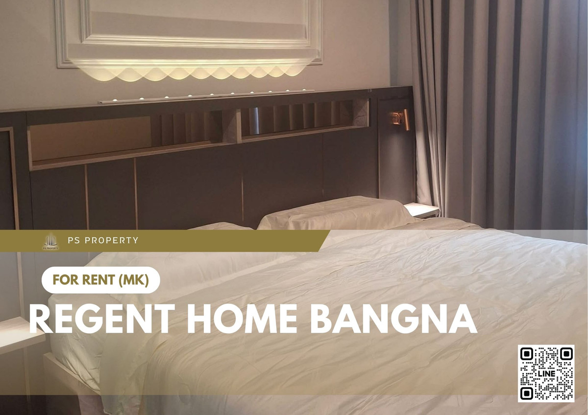 For RentCondoBangna, Bearing, Lasalle : For Rent ✨ Regent Home Bangna ✨ Fully furnished with appliances, near BTS Bangna.
