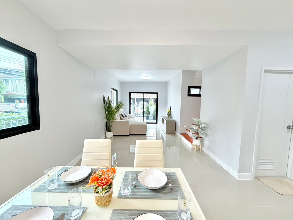 ขายทาวน์โฮมนนทบุรี บางใหญ่ บางบัวทอง : ขายทาวน์เฮาส์พฤกษาวิลล์ 63/1 พระราม 5 หลังมุม 25.1 ตร.ว. หน้ากว้าง 8 ม. ฟรีโอน