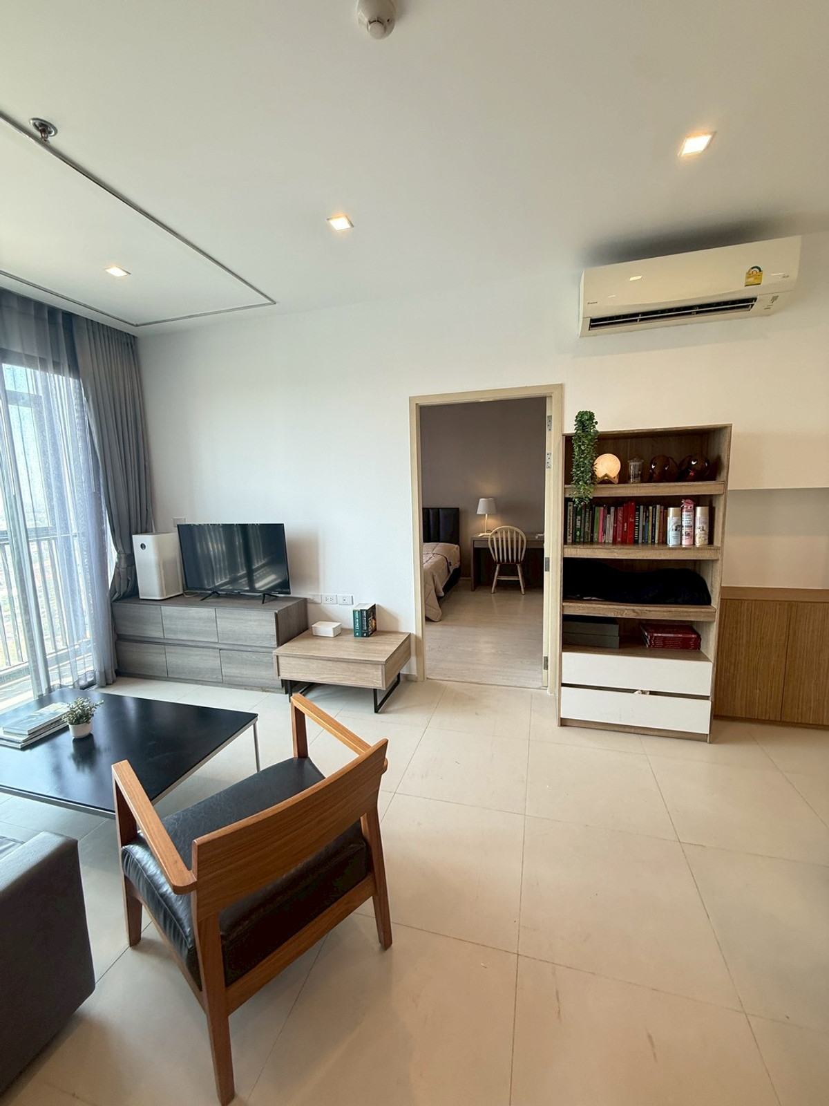 For RentCondoNonthaburi, Bang Yai, Bangbuathong : Condo GROW Rattanathibet, new, beautiful room, available and ready for rent, 2 bedrooms, 2 bathrooms, please inquire.