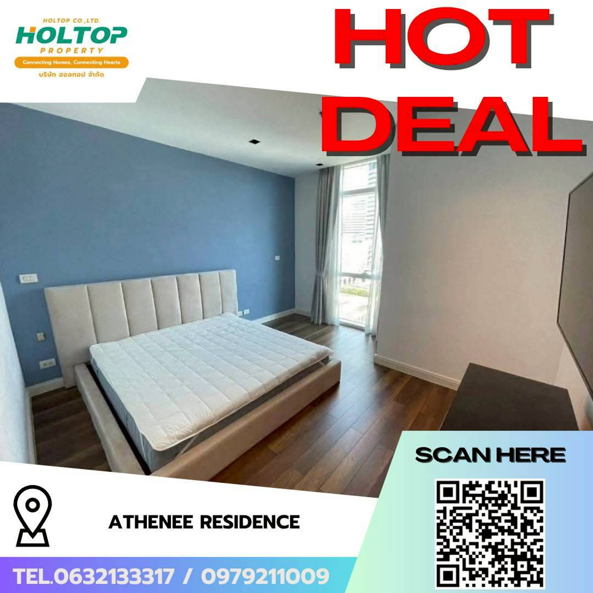 For RentCondoWitthayu, Chidlom, Langsuan, Ploenchit : #L198🎉 310369 Condo for rent Athenee Residence  