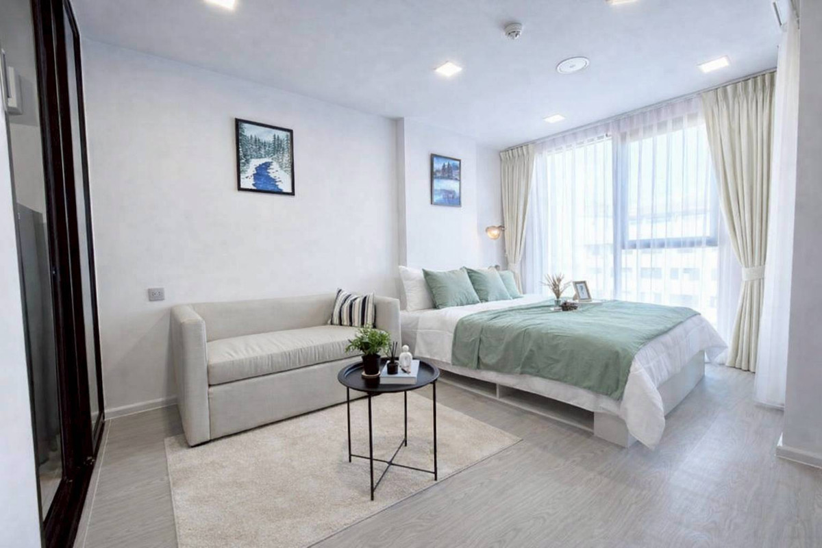 ให้เช่าคอนโดอ่อนนุช อุดมสุข : For Rent    :  Atmoz Oasis Onnut  (ST-02) (🚇Close to MRT Srinut)