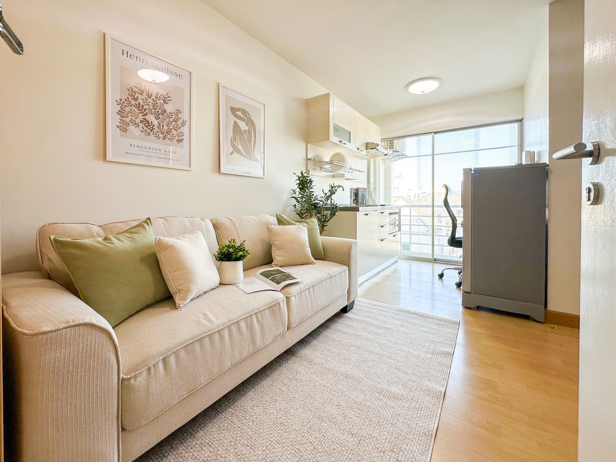 For SaleCondoRama 2, Bang Khun Thian : ✨ Newly decorated, very beautiful! 📢 Smart Condo Rama 2 for sale (Smart Condo Rama 2), Building A, frontmost location 🍃 open view 🧳 just carry your bags and move in!