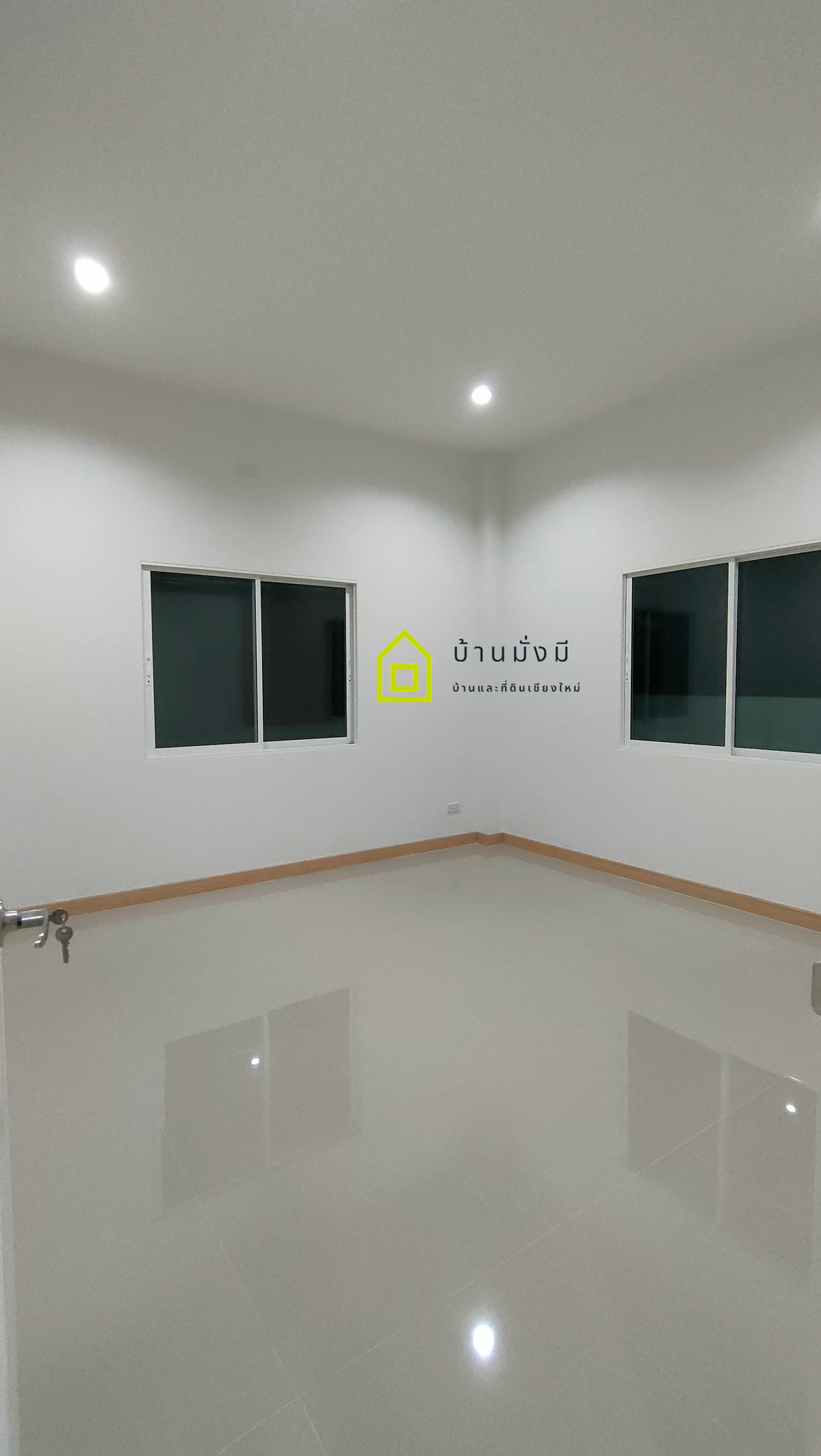 For SaleHouseChiang Mai : House near Nong Chom Intersection (Likhit Chiwan), near Ton Kla School, San Sai District, Chiang Mai.