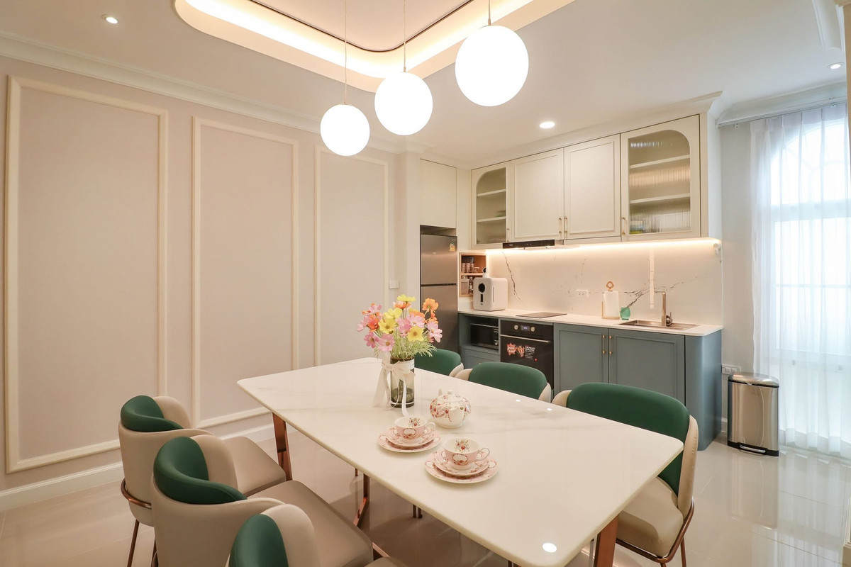 For RentHouseRama5, Ratchapruek, Bangkruai : New single house for rent, Casa Legend Rama 5-Ratchaphruek, 4 bedrooms, full built-ins, near Central Westville.