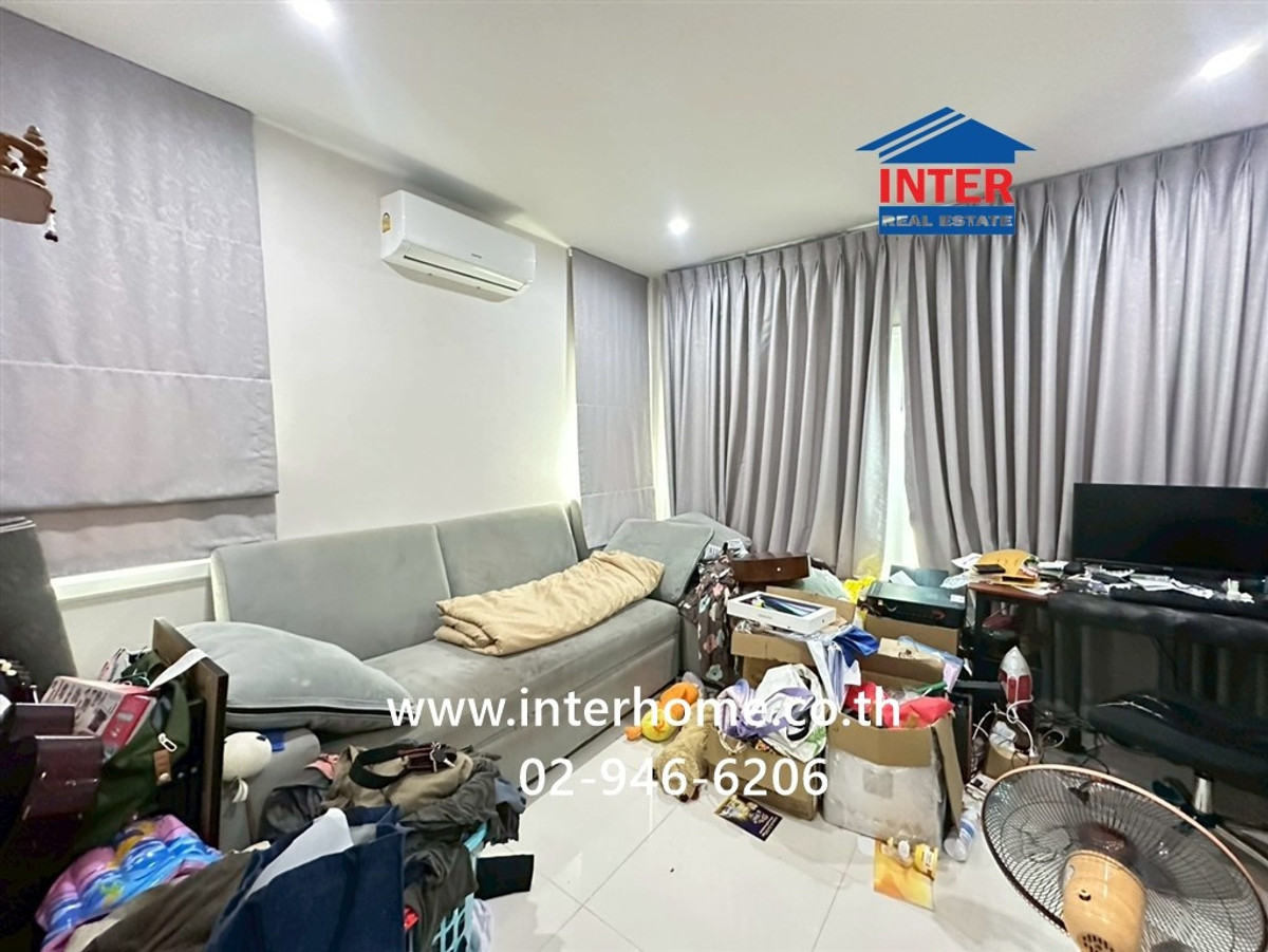 For SaleHouseSamut Prakan,Samrong : 2-story detached house, 55.1 sq m, Supalai Park Ville Village 1. Bangna-Theparak Near Chao Pho Kong Phet Shrine Soi Adul Sasanakarn Bangna-Trad Road, Theparak Road, Bang Phli, Samut Prakan