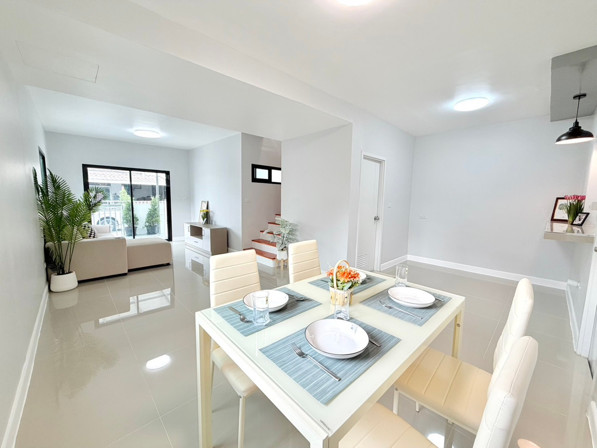 ขายทาวน์โฮมนนทบุรี บางใหญ่ บางบัวทอง : ขายทาวน์เฮาส์พฤกษาวิลล์ 63/1 พระราม 5 หลังมุม 25.1 ตร.ว. หน้ากว้าง 8 ม. ฟรีโอน