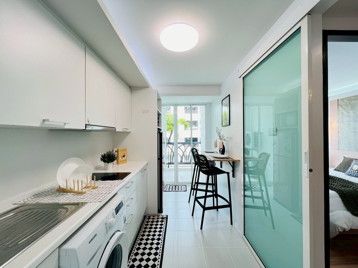 ขายคอนโดลาดพร้าว101 แฮปปี้แลนด์ : ห้องใหญ่ ติดถ.ลาดพร้าว 112-114 พร้อมอยู่ ที่จอดรถเยอะมาก นัดดูห้อง 099-7829466