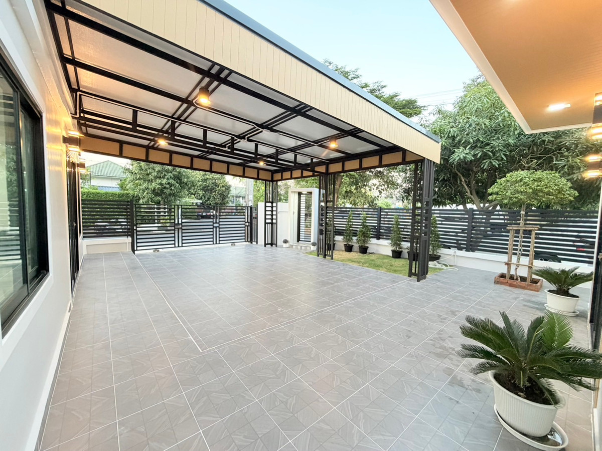 ขายนนทบุรี บางใหญ่ บางบัวทอง : ขายบ้านแฝด พฤกษา 14A หลังมุมติดสวน 53.3 ตร.ว. 5 นอน ครัวกว้าง ฟรีโอน