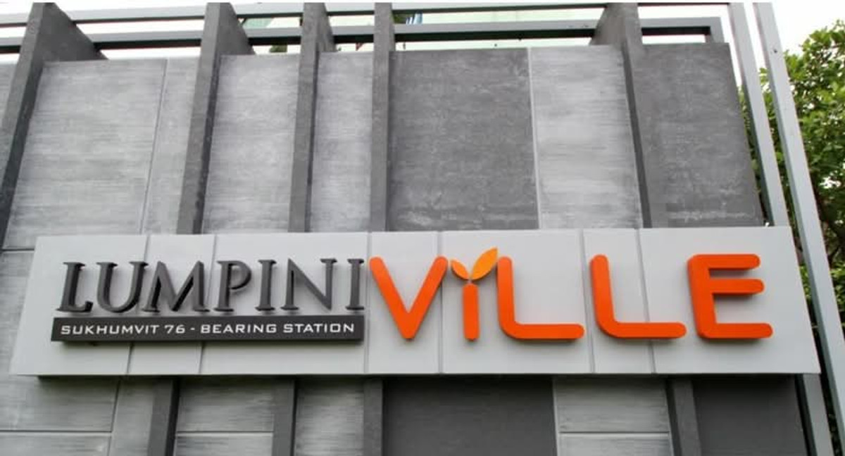 For SaleCondoSamut Prakan,Samrong : (Code SM1846) Condo for sale, Lumpini Ville Sukhumvit 76 - Bearing Station project: Lumpini Ville Sukhumvit 76 - Bearing Station // near BTS, convenient travel.