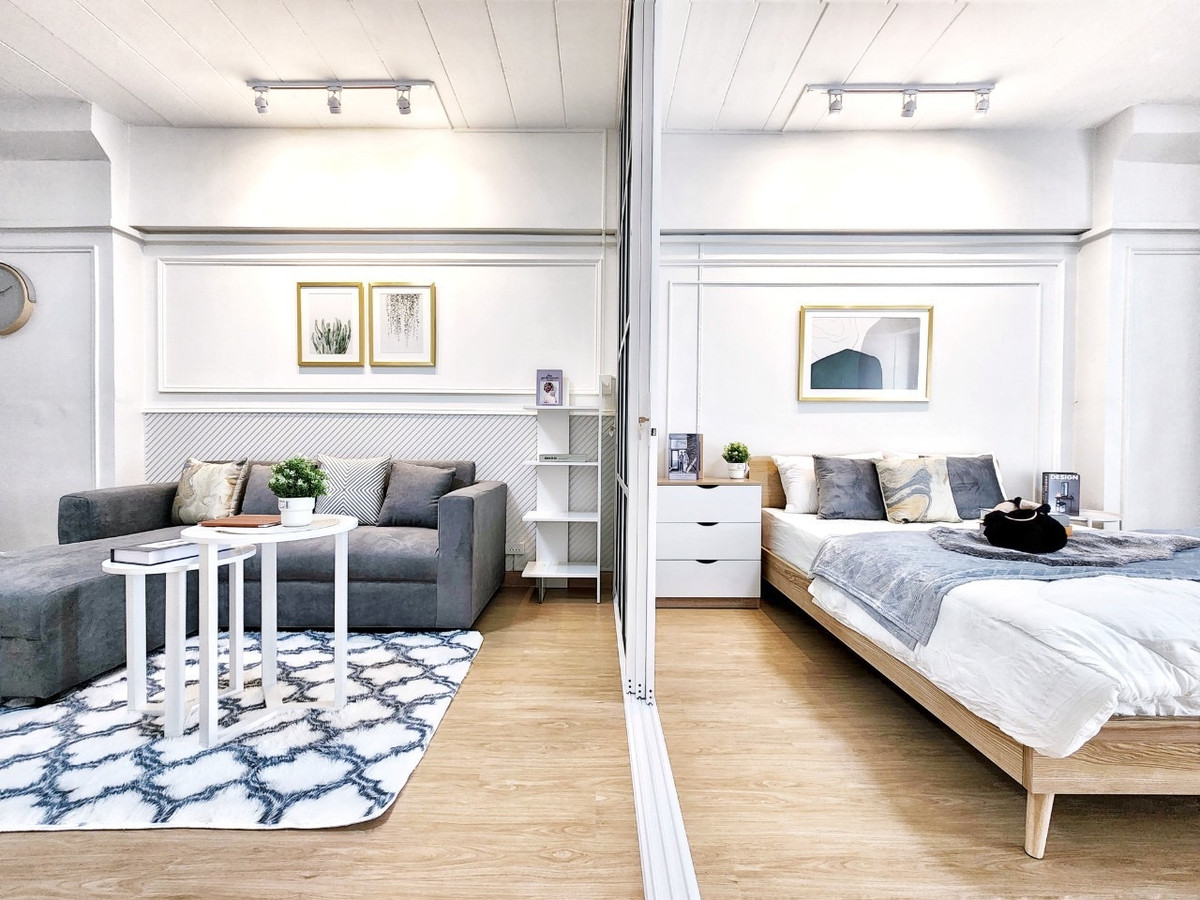 ขายคอนโดเสรีไทย-นิด้า : 💥คุ้มกว่าเช่า💥ผ่อนแค่ 5 ใบเทา เงินเดือน 15K กู้ได้ 100% #สุขาภิบาล3แมนชั่น