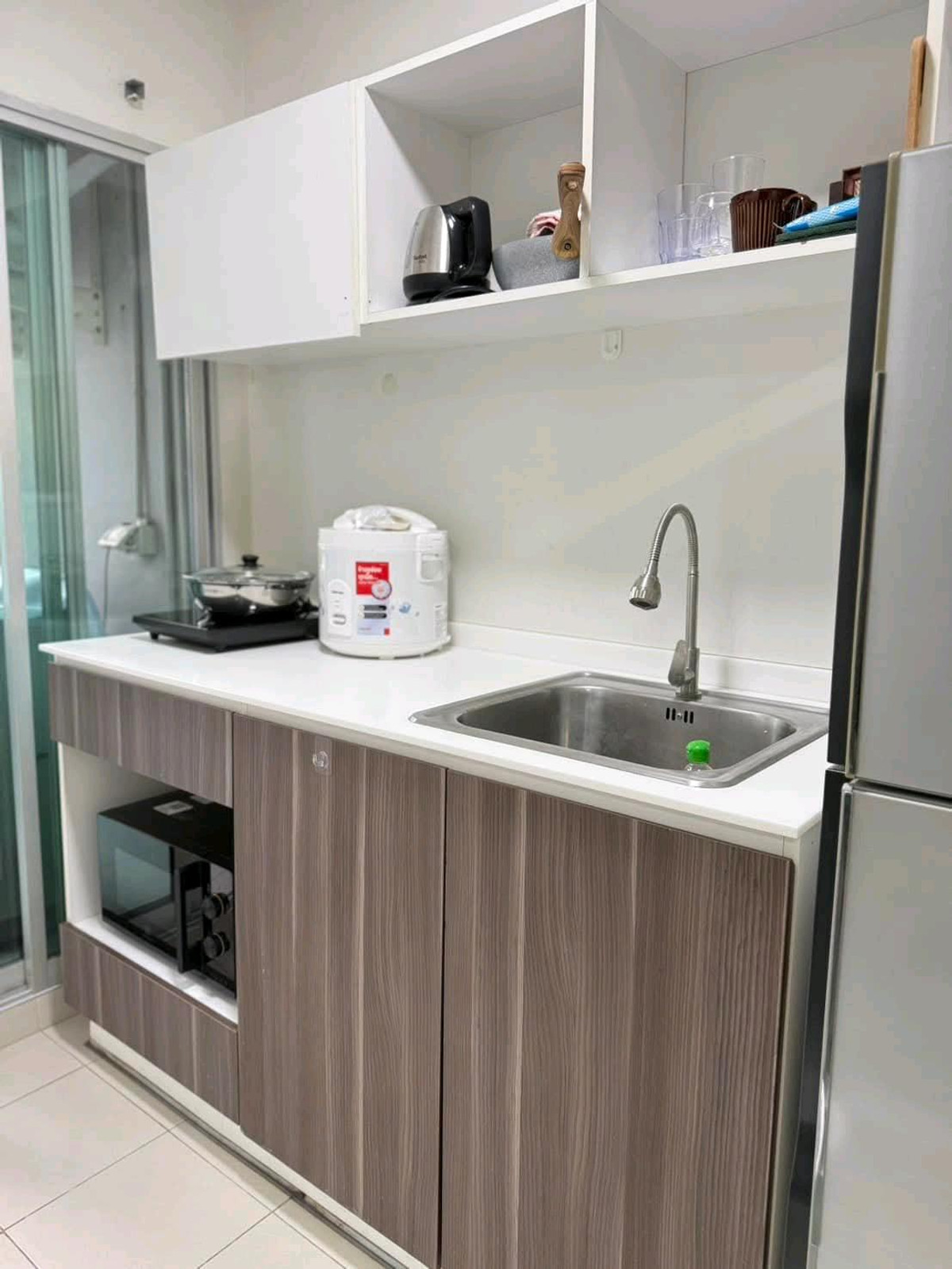 For RentCondoChiang Mai : Rent D condo Sign, next to Zen Fest, Chiang Mai, garden view, 5th floor, 10,000 / month.