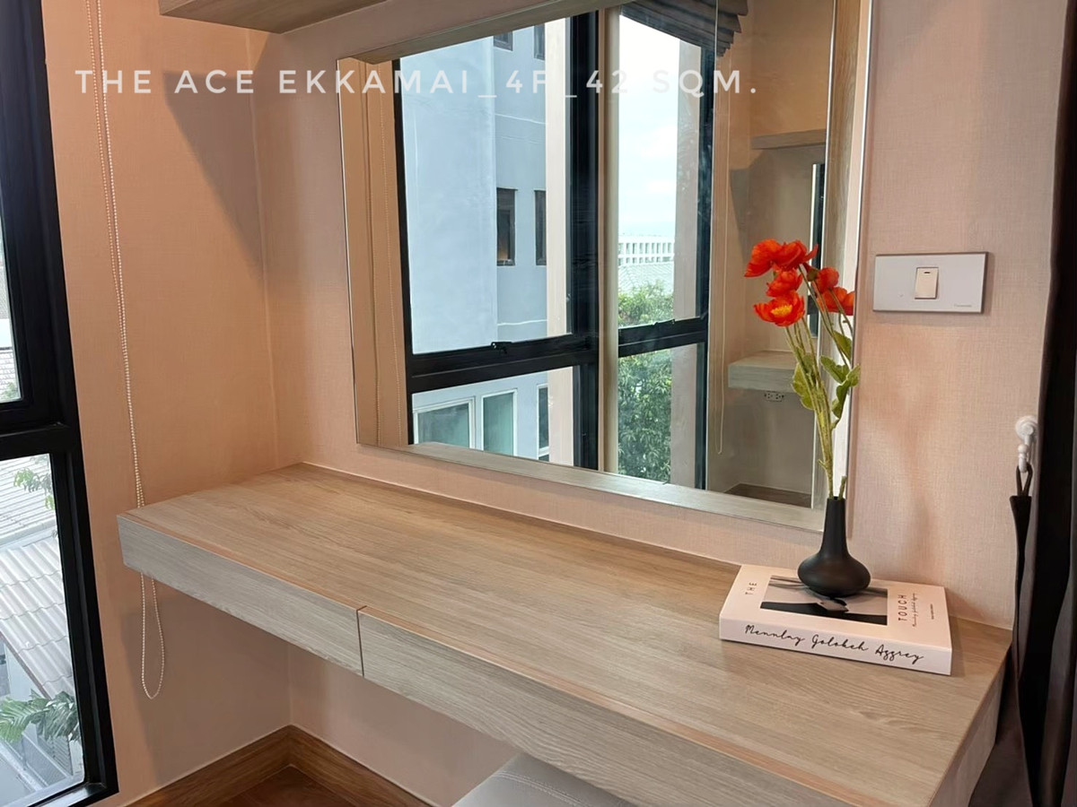 ให้เช่าคอนโดสุขุมวิท อโศก ทองหล่อ : 🎉ให้เช่าห้องคอนโด The Ace Ekkamai 1 ห้องนอน ใกล้รร.นานาชาติเอกมัย Donki Tops Supermarket Big C