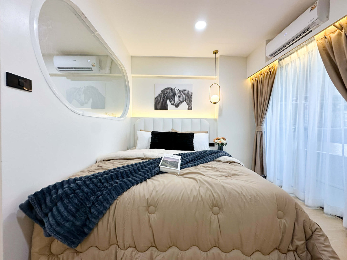 For SaleCondoLadprao, Central Ladprao : K-6844 🔥🔥 Beautiful room, newly renovated, urgent sale! Thanyakarn Condominium, beautiful room, newly renovated, divided into sections, ready to move in.