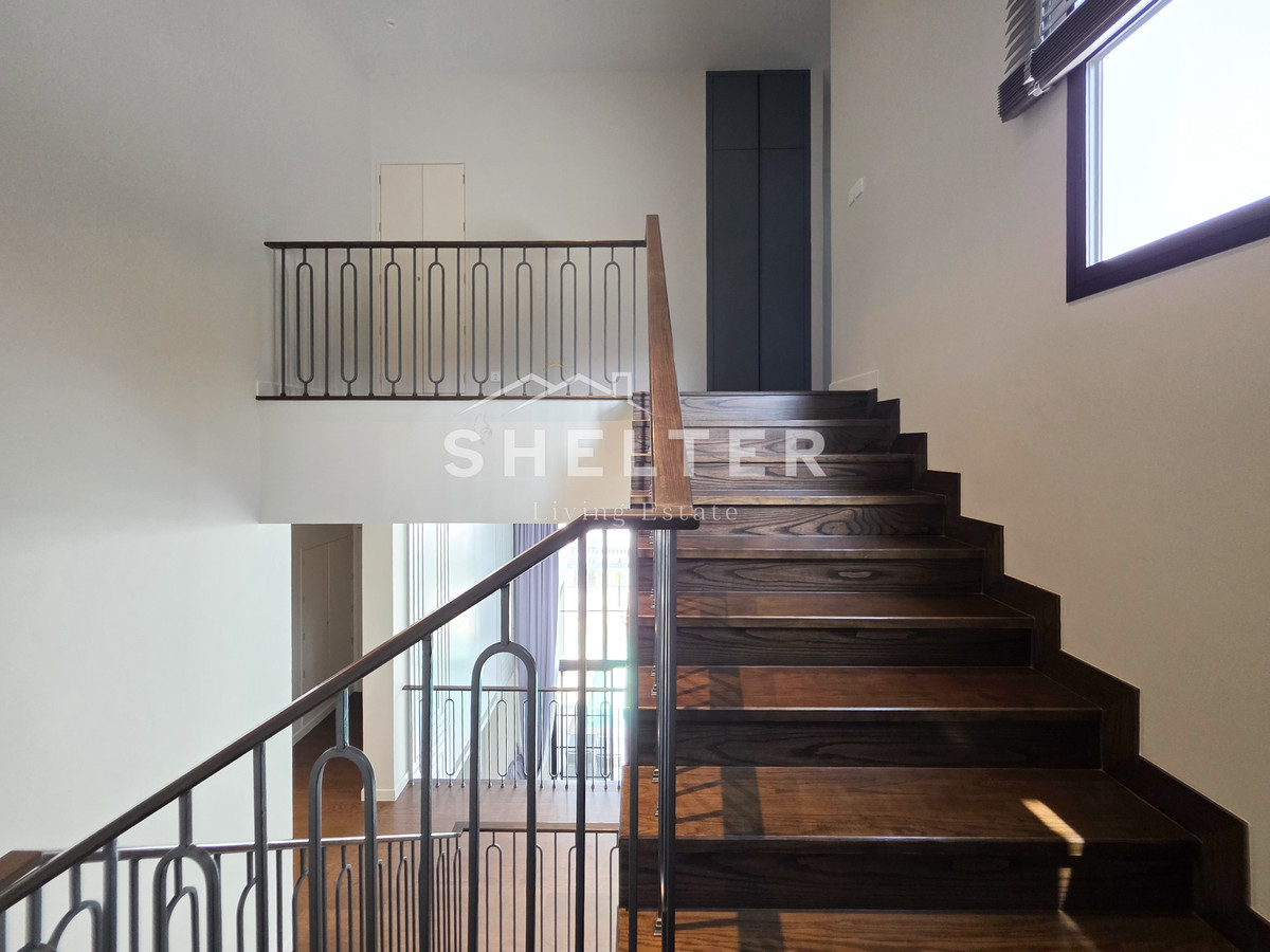 For RentHousePattanakan, Srinakarin : Single house ready for rent, Super Luxury, near Brighton International School | Wellington