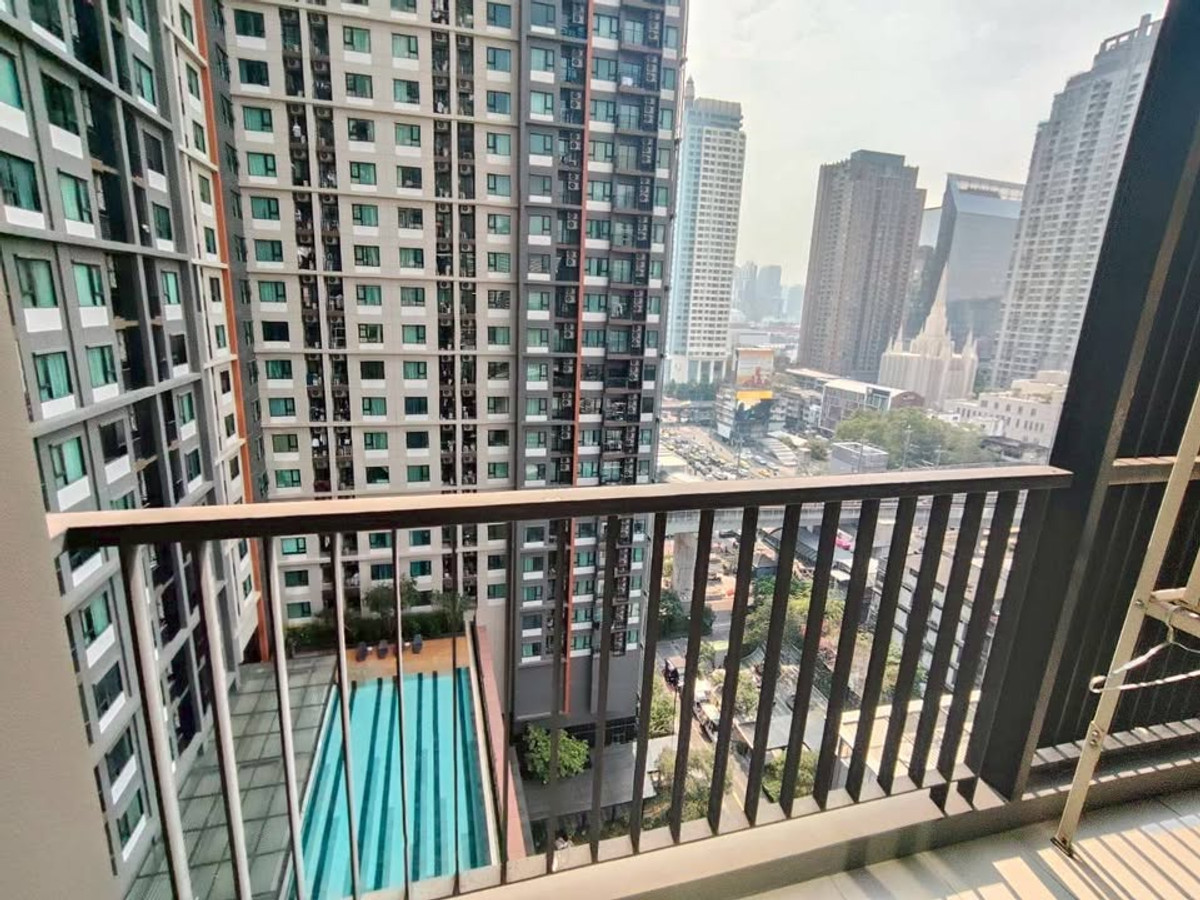 For RentCondoRama9, Petchburi, RCA : Room available, ready to move in, 2 bedroom condo for rent, near MRT Phetchaburi, Life Asoke, convenient location, walkable, near MRT Phetchaburi, Airport Link Makkasan.