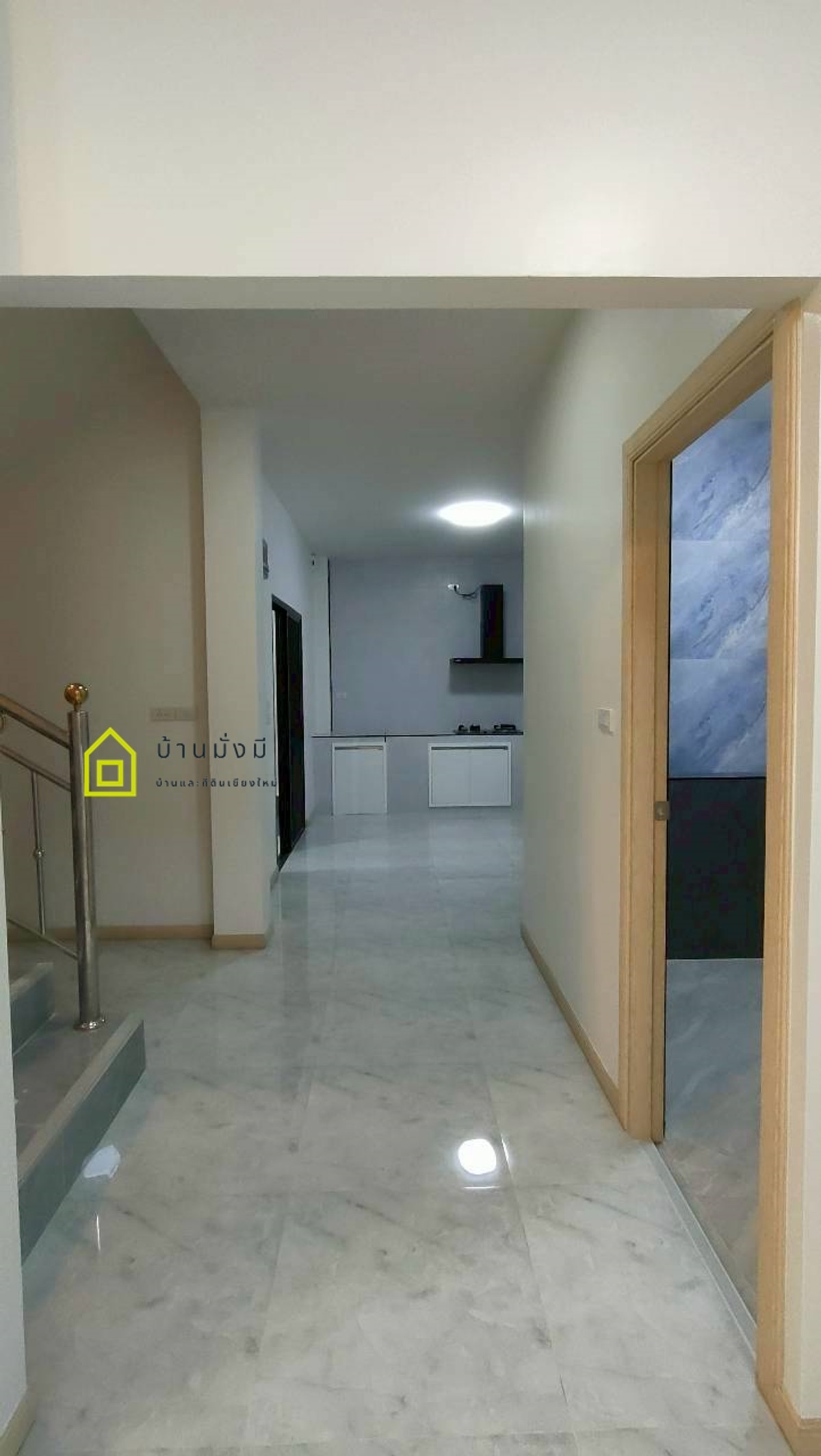 For SaleHouseChiang Mai : 2-story detached house near Maejo University (2 kilometers from Maejo University), Wat Mongkol Setthi intersection zone.