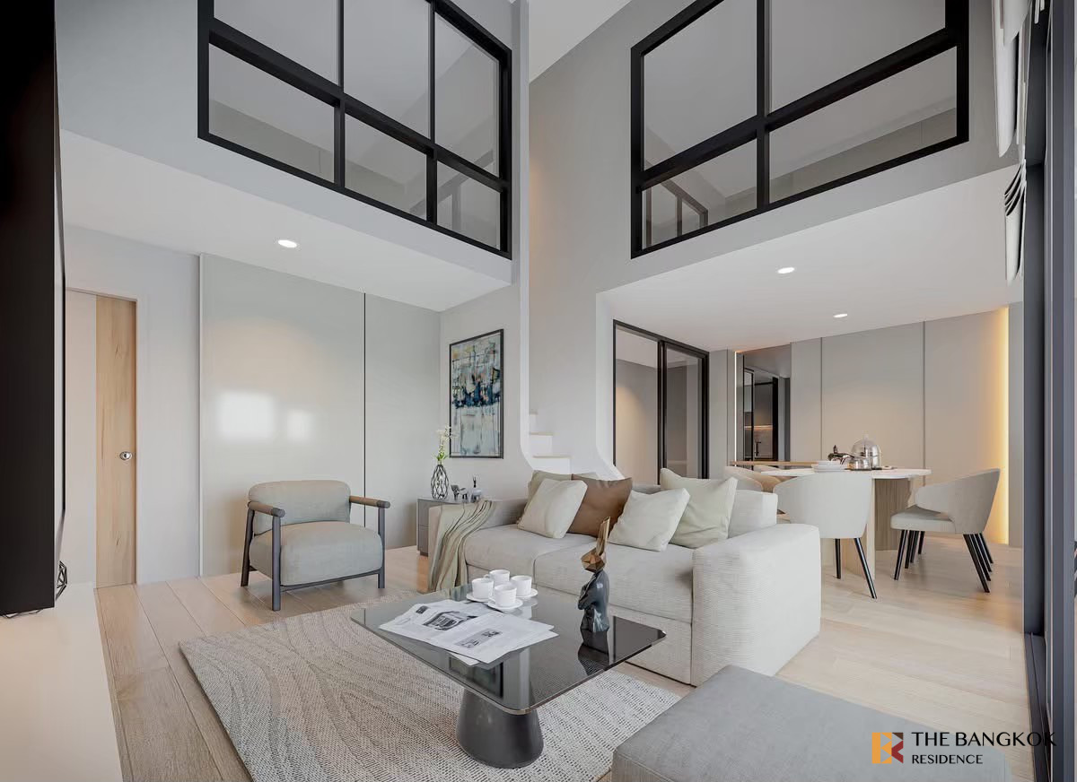 CondoRama9, Petchburi, RCA : 🌟BEST PRICE - One 9 Five price for sell 18 MB and 90k for rent , type 3 Bed 2 Bath Duplex , Size 110 sq.m. Low floor , luxury condo, prime location near MRT - By Loft 0842824246
