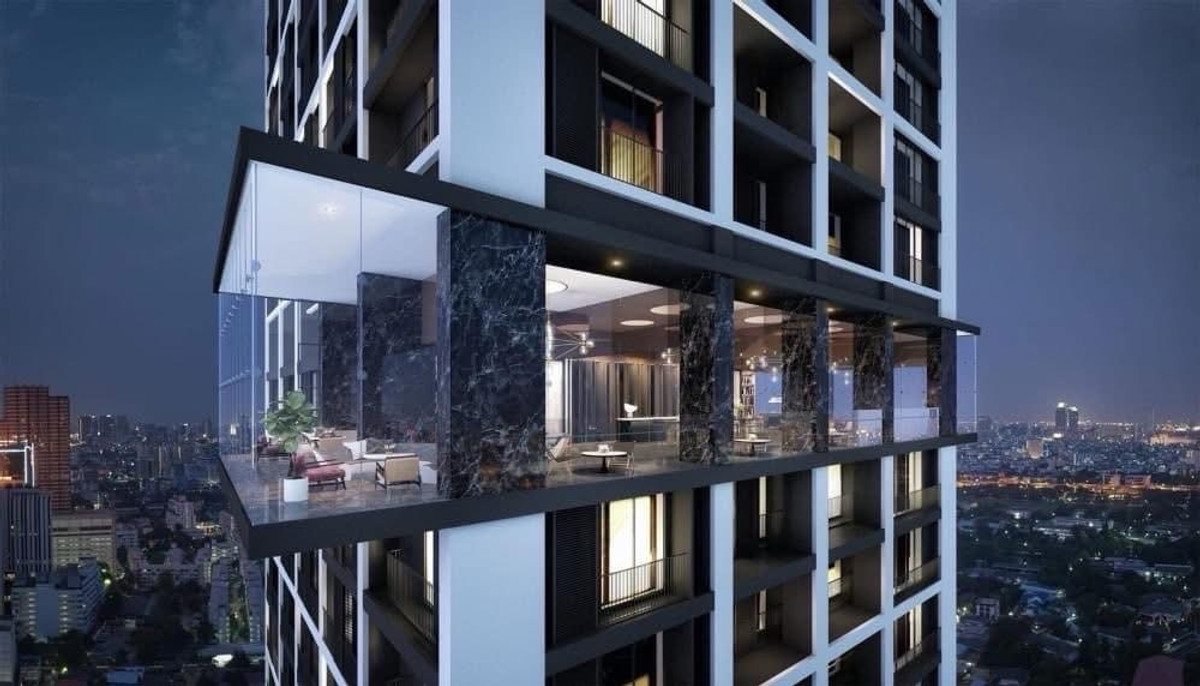 For RentCondoAri,Anusaowaree : 🩷 Noble Around Ari line @900cqqhk 
Room size 27 sq m., high floor 33 
2 in 1 function L-shaped sofa that can be adjusted freely. Complete with a multi-purpose foldable bed and a table that can be adjusted as desired.
✅ Fully furnished as shown in picture,