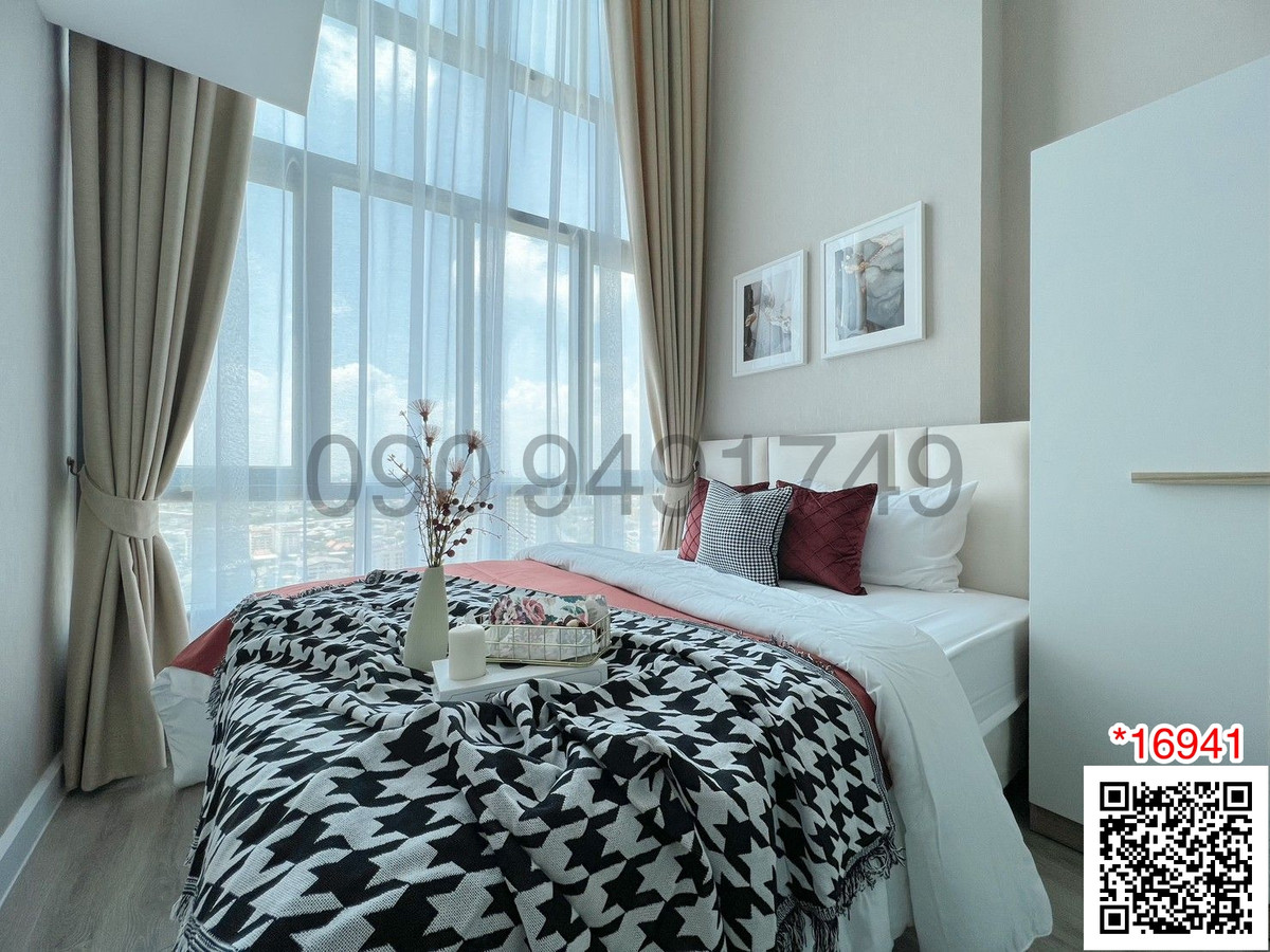 For SaleCondo : ขาย พร้อมผู้เช่า คอนโด Metro Sky ประชาชื่น ขนาด 38 ตรม. 2 ห้องนอน ตึก A ชั้น 20 ติด MRT บางซ่อน 80 เมตร