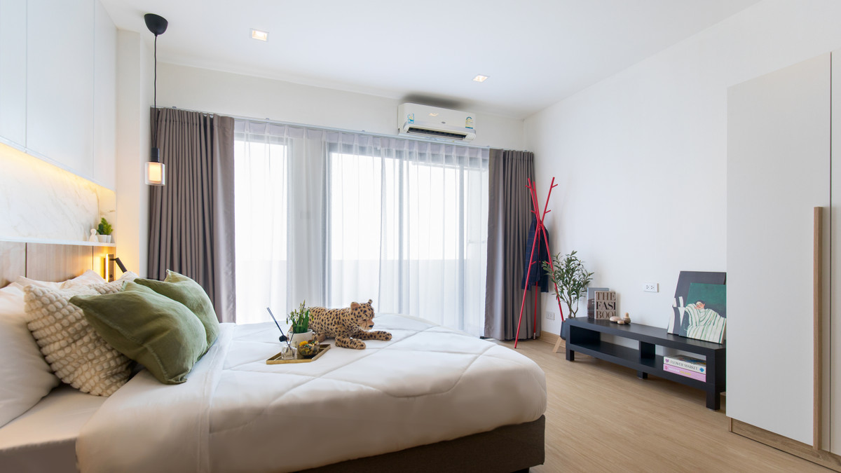 ขายคอนโดพัฒนาการ ศรีนครินทร์ : K-6850 ห้องสวย ตกแต่งใหม่ ทำเลดี ใกล้ BTS ศรีนครินทร์ เพียง 150 เมตร🔥🔥ขายด่วน ! เดอะ ทรีโอ้ การ์เด้น ระเบียงกว้าง พร้อมอยู่