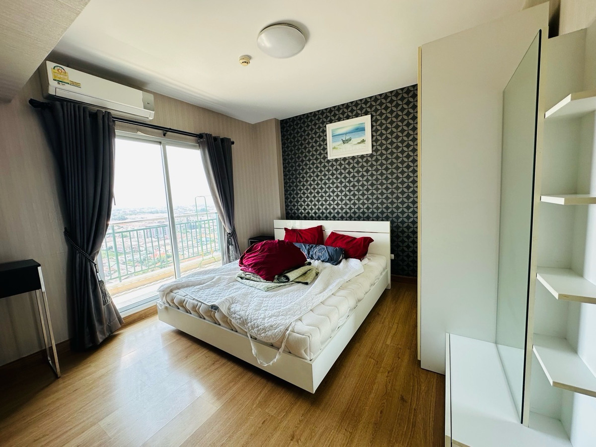 For RentCondoRattanathibet, Sanambinna : Spacious room, comfortable, near MRT Nonthaburi Government Center, easy travel, 2 bedrooms.