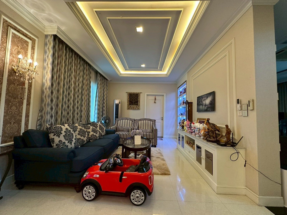 ขายบ้านบางนา แบริ่ง ลาซาล : ขายบ้านเดี่ยว 2 ชั้น หมู่บ้านนาราสิริ บางนา ทำเลดี เดินทางสะดวก