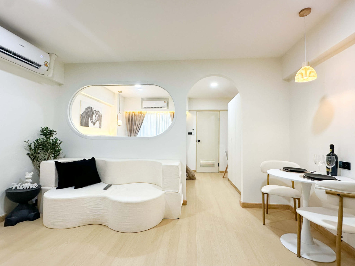 For SaleCondoLadprao, Central Ladprao : K-6844 🔥🔥 Beautiful room, newly renovated, urgent sale! Thanyakarn Condominium, beautiful room, newly renovated, divided into sections, ready to move in.