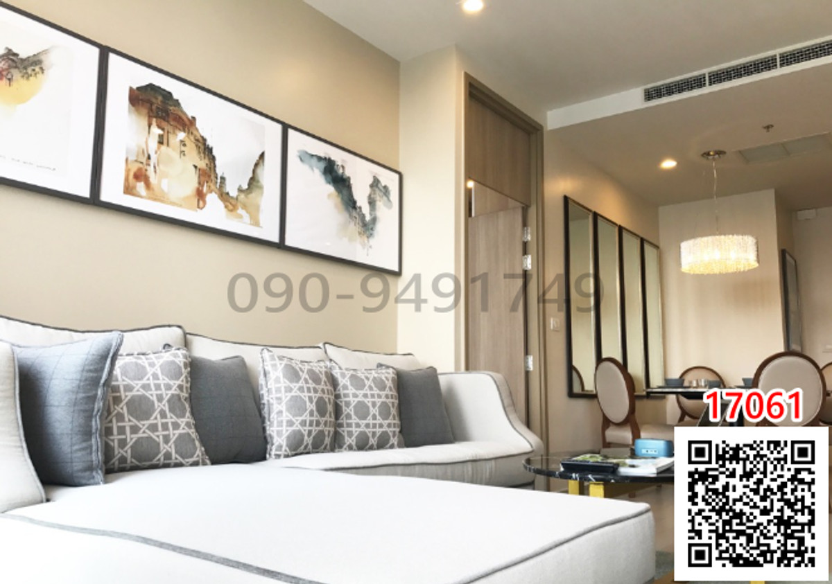 ให้เช่าคอนโดวิทยุ ชิดลม หลังสวน : เช่า คอนโด โนเบิล เพลินจิต(Noble Ploenchit) One bedroom ห้องใหญ่ 56 ตรม. ติด BTS เพลินจิต