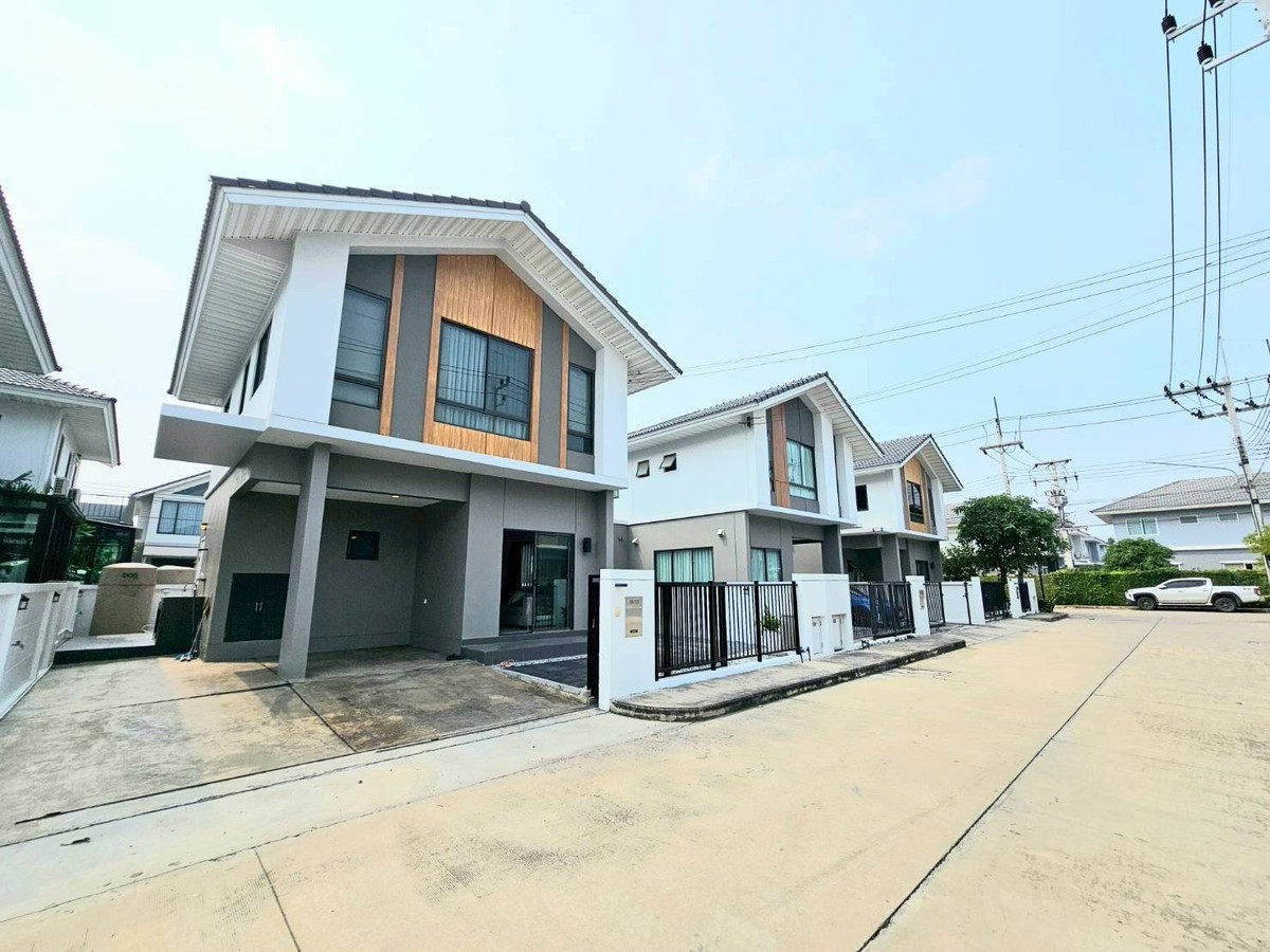 ขายนนทบุรี บางใหญ่ บางบัวทอง : ขายบ้านแฝดเพอร์เฟคพาร์ค ราชพฤกษ์-346 สไตล์บ้านเดี่ยว 38.1 ตร.ว. 4 นอน ฟรีเฟอร์ฯ