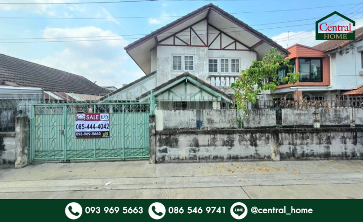 For SaleHouseChaengwatana, Muangthong : Single house, Phon Phatthana, Soi Chaengwattana - Pak Kret 37, near BTS Si Rat Station.