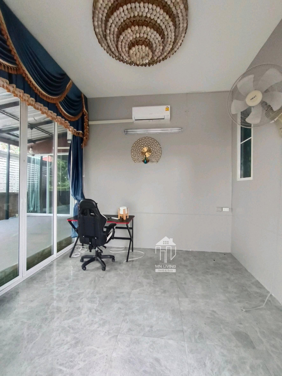 ให้เช่าบ้านปทุมธานี รังสิต ธรรมศาสตร์ : ให้เช่าบ้านเดี่ยว ทำเลดี ใกล้ ม. ธรรมศาสตร์ รังสิต ตกแต่งครบ โครงการ กฤษดา แกรนด์ พาร์ค พหลโยธิน - รังสิต