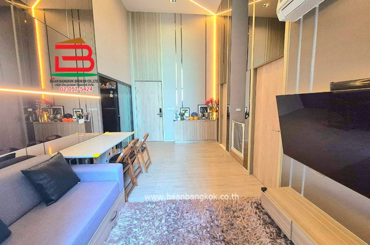 For SaleCondoThaphra, Talat Phlu, Wutthakat : Condominium Altitude Unicorn Sathorn-Tha Phra, next to BTS Talat Phlu, 2 bedrooms, 53.23 sq m., Talat Phlu Subdistrict, Thon Buri District.