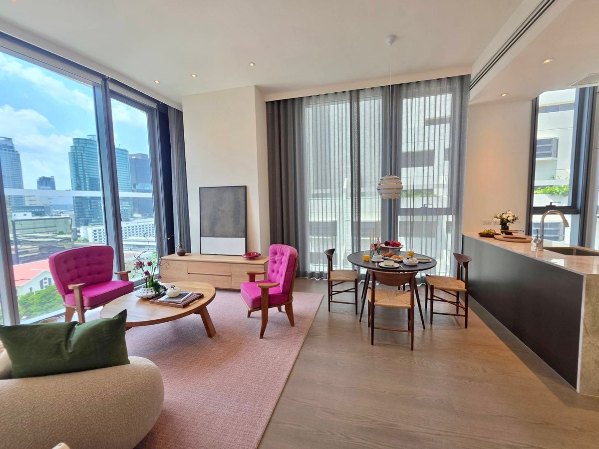 For SaleCondoWitthayu, Chidlom, Langsuan, Ploenchit : Scope Langsuan: 1bed 1bath + powder room 84.8 sqm. 45,500,000 Brand new Fully Furnished Am: 06561999198