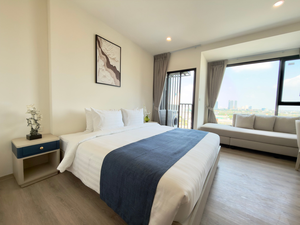 ให้เช่าคอนโดบางนา แบริ่ง ลาซาล : เช่าระยะสั้น 💫ออริจิ้น เพลส บางนา🌳 Studio 28 sq.m.